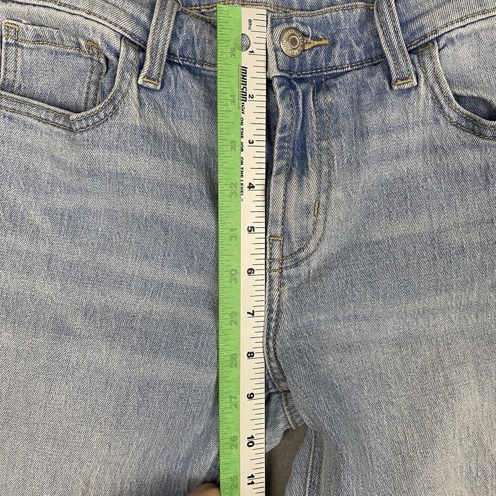 Old‎ Navy Mid Rise Wow Boyfriend Jeans Womens 2 Light Wash Stretch - Picture 8 of 9